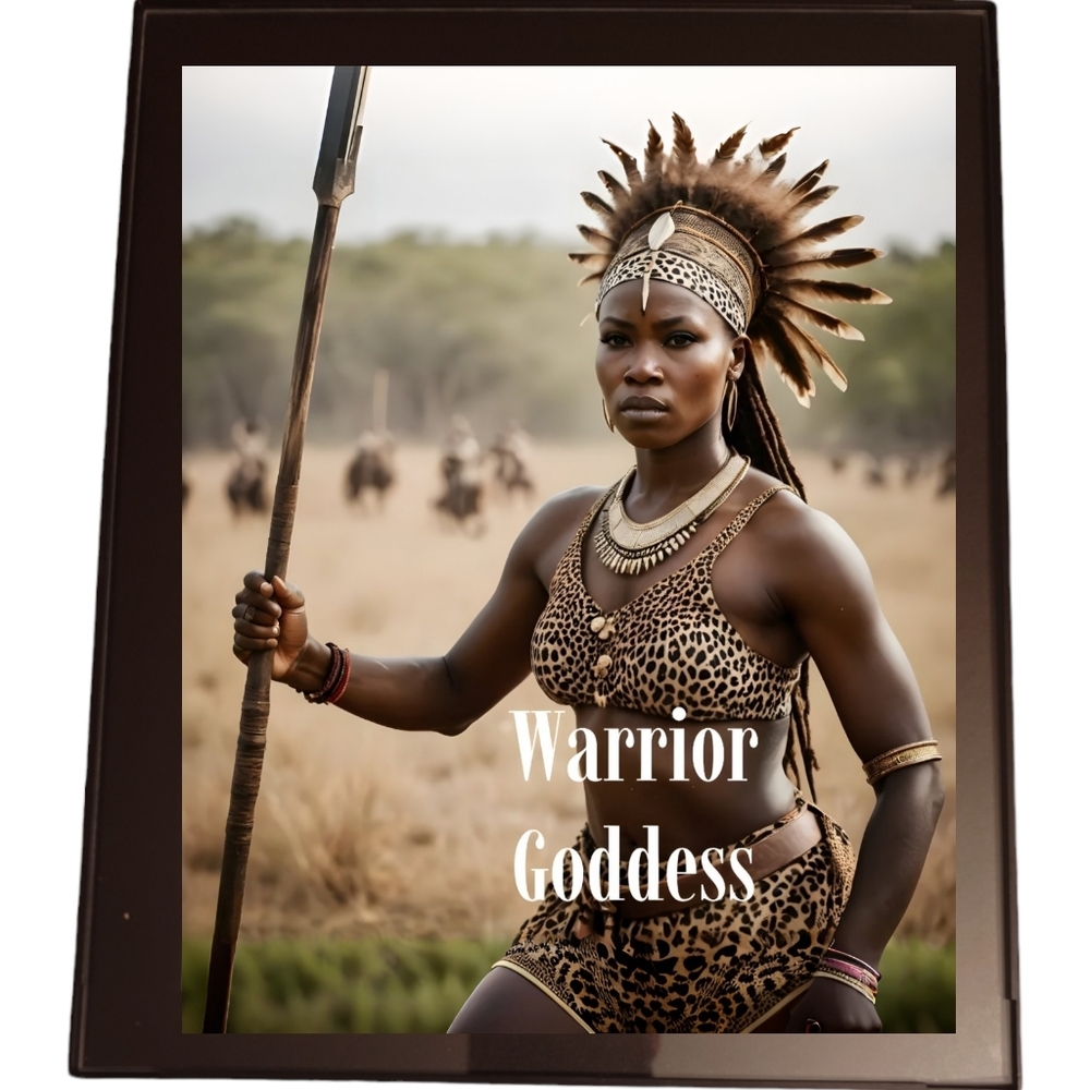 Warrior Goddess In A Frame 8x10 A.I. Art Print